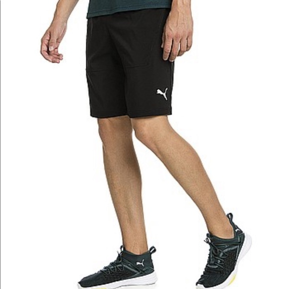 puma shorts mens black